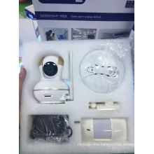 Wireless IP WiFi Camera Alalrm System with PIR Sensor Smoke Detector Window/Door Sensor Home Alarm System